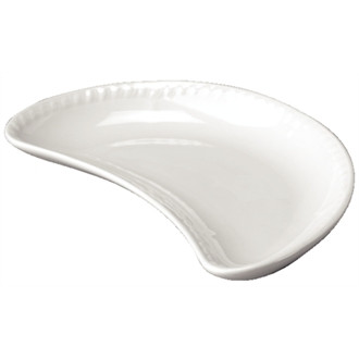 Churchill Buckingham White Crescent Salad Plate