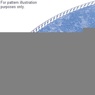 Churchill New Horizons Marble Border Mediterranean Dishes Blue 280mm