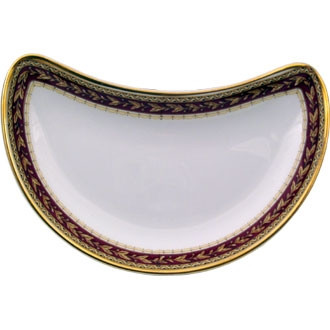 Churchill Nova Oxford Marone Crescent Salad Plates 202mm