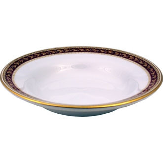 Churchill Nova Oxford Marone Rimmed Soup Bowls 230mm