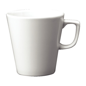 Churchill Plain Whiteware Cafe Latte Mugs 440ml