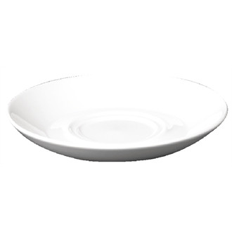 Churchill Plain Whiteware Large Saucer