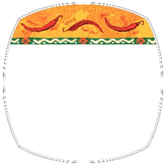 Churchill Salsa Square Plates 254mm