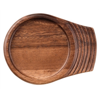 Churchill Single Handled Small Wooden Trays