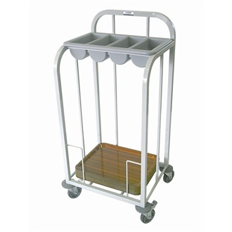 Craven Single Tier Cutlery & Tray Dispense Trolley