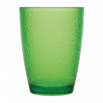 Kristallon Polycarbonate Tumbler Pebbled Green 275ml
