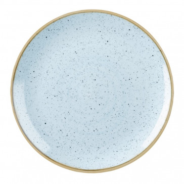 Churchill Stonecast Round Coupe Plates Duck Egg Blue 185mm