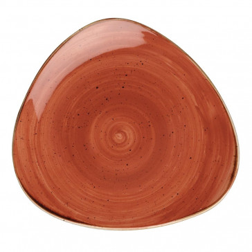 Churchill Stonecast Round Plates Spiced Orange 315mm