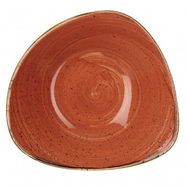 Churchill Stonecast Round Bowls Spiced Orange 200mm