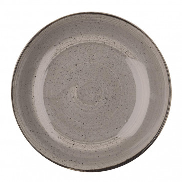 Churchill Stonecast Round Coupe Bowls Peppercorn Grey 315mm