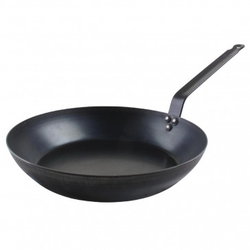 De Buyer Black Iron Induction Frying Pan 220mm