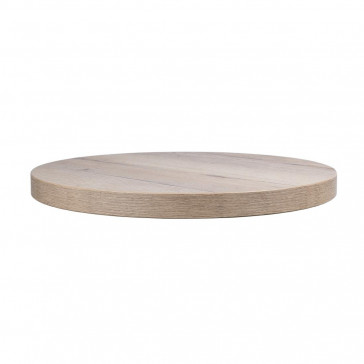 Durolight Round Table Top Natural Vintage Effect 600mm
