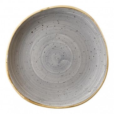 Churchill Stonecast Round Plates Peppercorn Grey 210mm