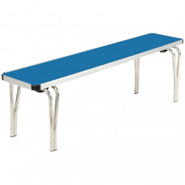 Gopak Contour Stacking Bench Blue 4ft