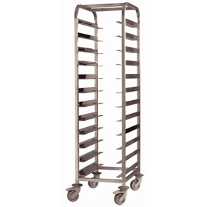 EAIS Stainless Steel Clearing Trolley 12 Shelves