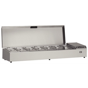 DP481 - Williams Thermowell Refrigerated Preparation Well 7x1/3 Gastronorm Cap (