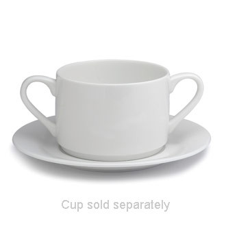 Elia Glacier Fine China Soup Cup Saucers 175mm