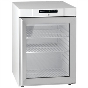 Gram Glass Door Fridge White 125 Ltr