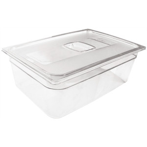 Rubbermaid Polycarbonate 1/1 Gastronorm Container 150mm Clear