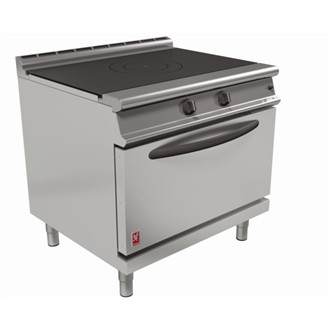 Falcon Dominator Plus Solid Top Natural Gas Range G3107D with Feet