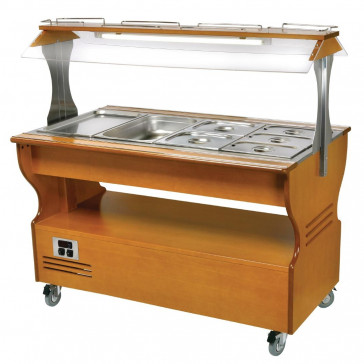 Roller Grill Chilled / Warm Salad Bar Light SB40M