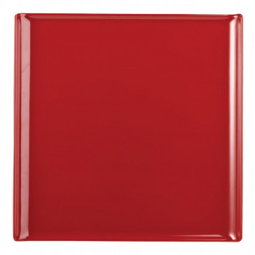 Alchemy Buffet Red Melamine Square Trays 303mm