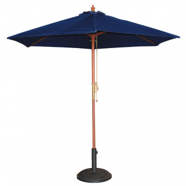 Bolero Round Parasol 3m Diameter Navy Blue
