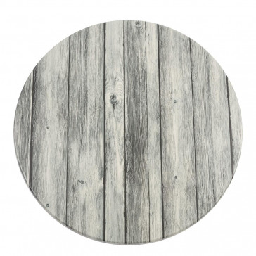 Werzalit Round Table Top Antique White 800mm
