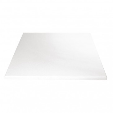 Bolero Square Table Top White 700mm