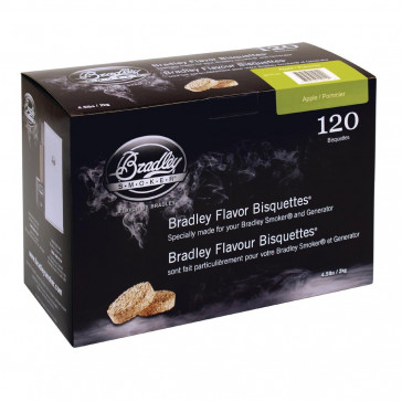 Bradley Apple Bisquettes 120 pack