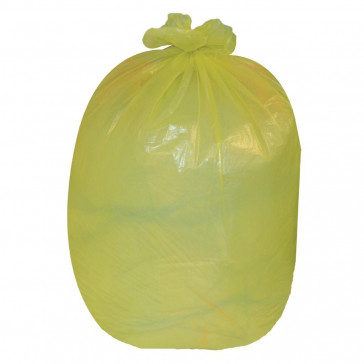 Jantex Garbage Bags Yellow Pack of 200