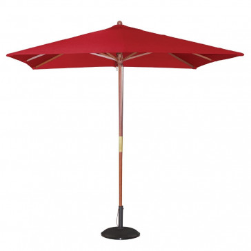 Bolero Square Parasol 2.5m Diameter Red