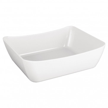 Kristallon Curve Crock 1/2GN White
