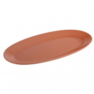 APS Tierra Terracotta Effect Oval Platter 400mm