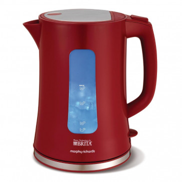 Morphy Richards Brita Filter Kettle Red