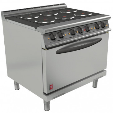 Falcon Dominator Plus 6 Hotplate Oven Range with Drop Down Door E3101D