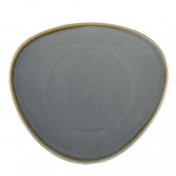 Olympia Kiln Triangular Plate Ocean 280mm