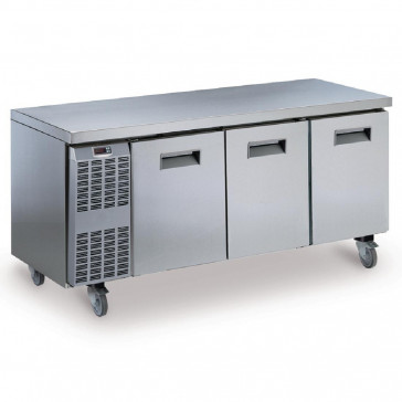 Electrolux Benefit Line Freezer Counter 3 Door 415Ltr St/St Castors RCSF3M3UK