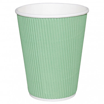 Fiesta Takeaway Coffee Cups Ripple Wall Turquoise 450ml x500