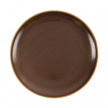 Olympia Kiln Round Plate Bark 280mm