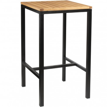 Bolero Wooden Square Poseur Height Table 600mm