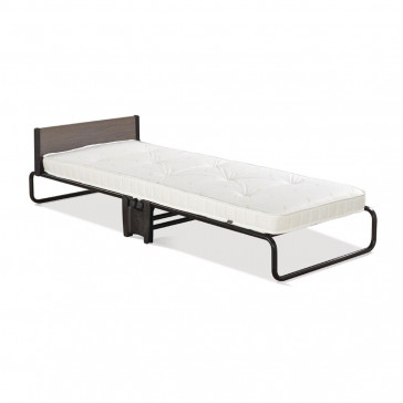 Jay-Be Contract Folding Bed with Pocket Sprung Mattress in Black Colour