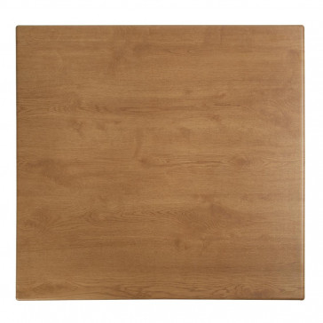 Werzalit Square Table Top Oak Effect 800mm