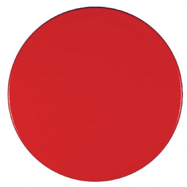 Werzalit Round Table Top Dark Red 700mm