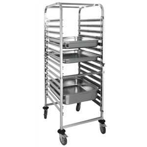 Vogue Gastronorm Racking Trolley 15 Level