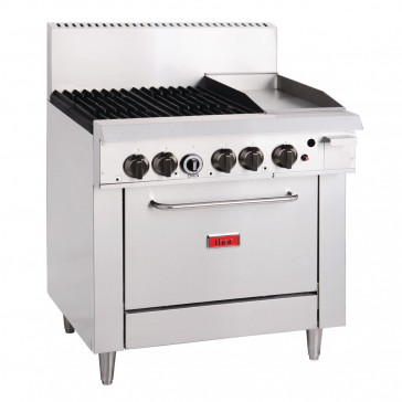 Thor 4 Burner LPG Oven Range and 305mm Grill