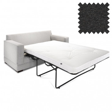 Jay-Be Contract Two Seater Sofa Bed Modern in Charcoal Colour