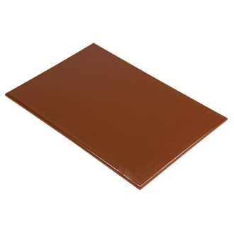 Hygiplas Standard High Density Brown Chopping Board