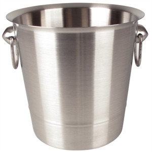 Wine Bucket - Brushed Stainless Steel