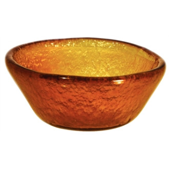 Olympia Mini Glass Bowls Gold 90mm